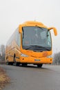 Yellow Scania Irizar PB Coach Bus Royalty Free Stock Photo